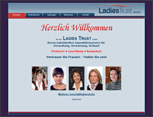 Tablet Screenshot of ladies-trust.de